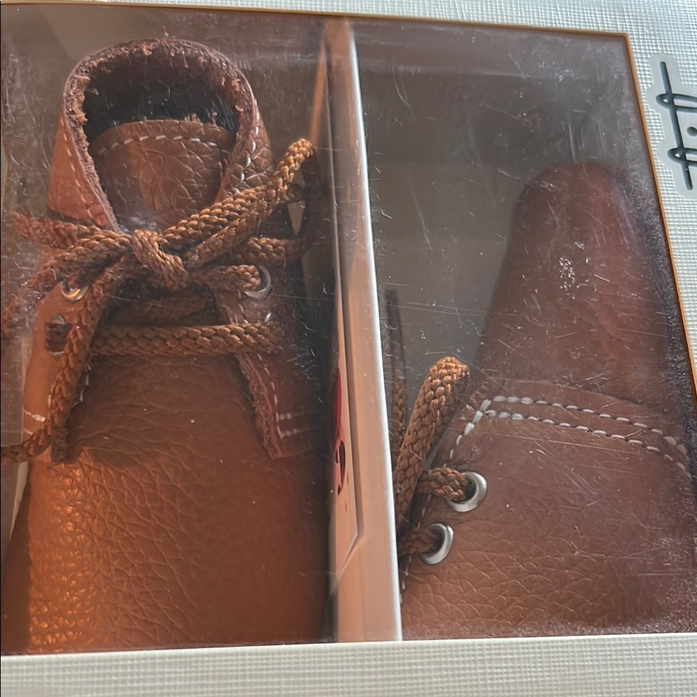 {MON PETIT} soft sole Oxford baby shoe size 3 - Picture 5 of 7